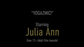 Big boobed cougar Julia Ann seduces her Yoga Instructor, taking his big cock inside her tiny asshole and getting pounded and taking his cum! Full Video & Julia Live @ JuliaAnnLive.com!